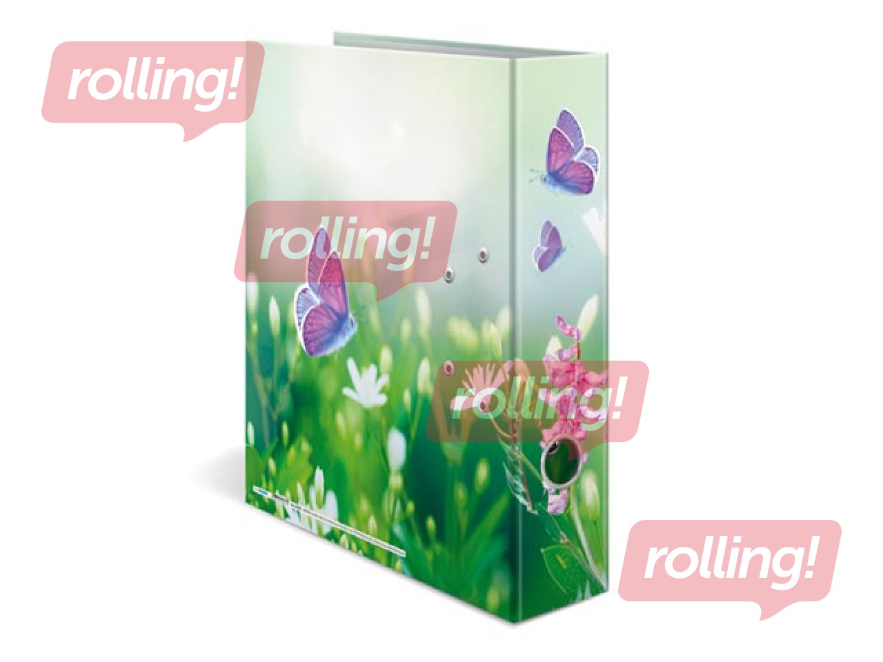 Registraator õitemustriga, A4, 70mm