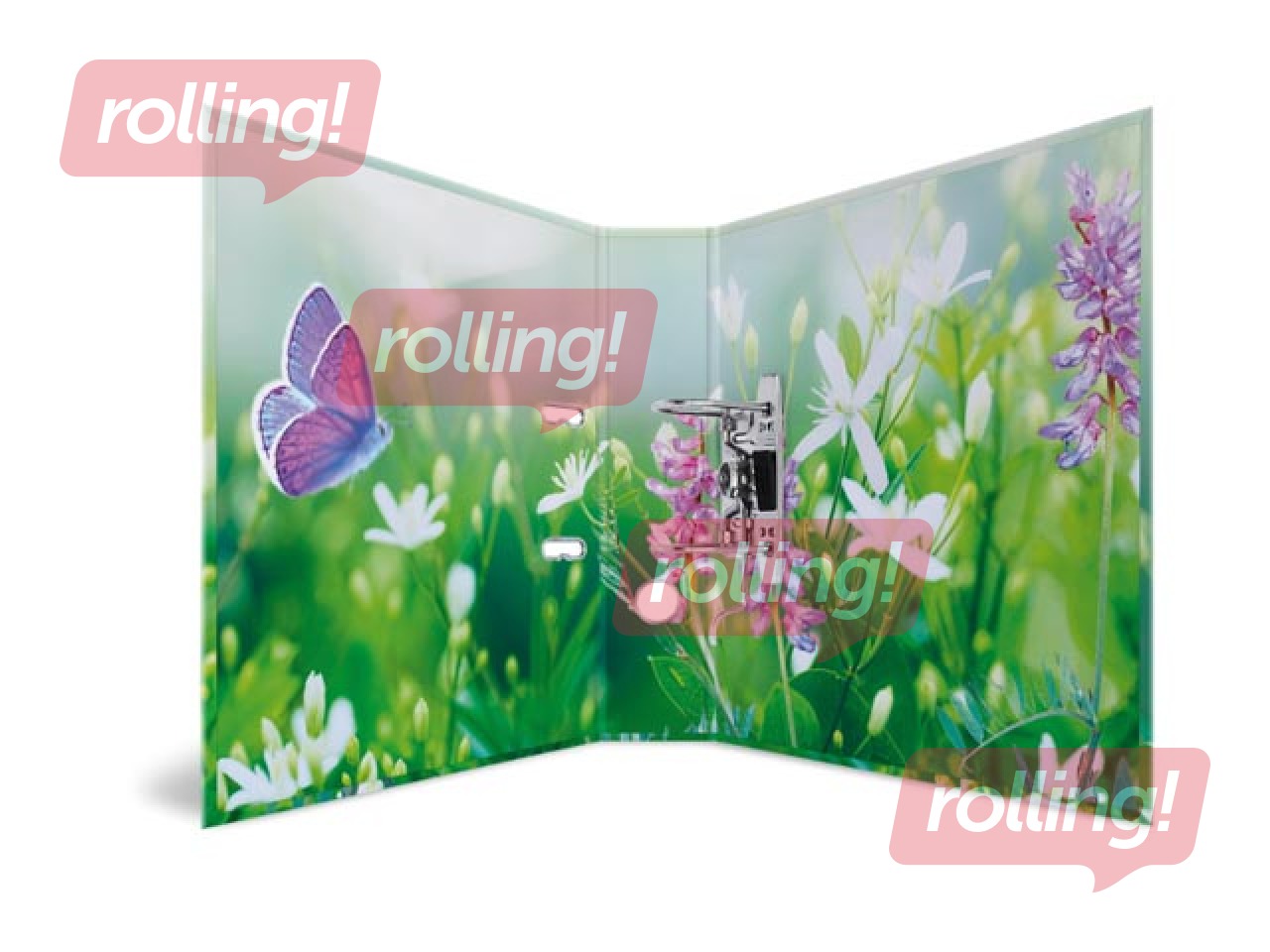 Registraator õitemustriga, A4, 70mm