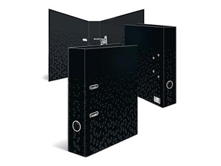 Registraator Herma Color, A4, must, 70mm