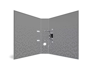 Папка регистратор Herma Color, серая, A4, 70мм