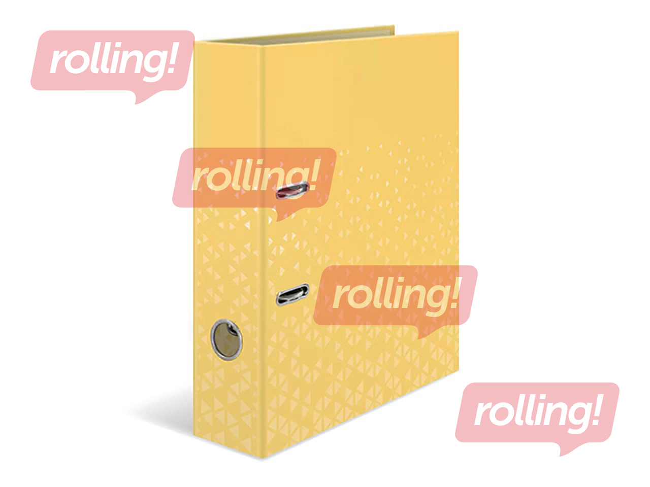 Folder register Herma Color, yellow, A4, 70mm