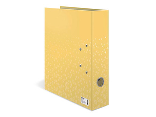 Folder register Herma Color, yellow, A4, 70mm