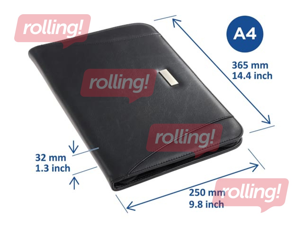 Lukuga mapp Rillstab Excellent De Luxe, A4, must