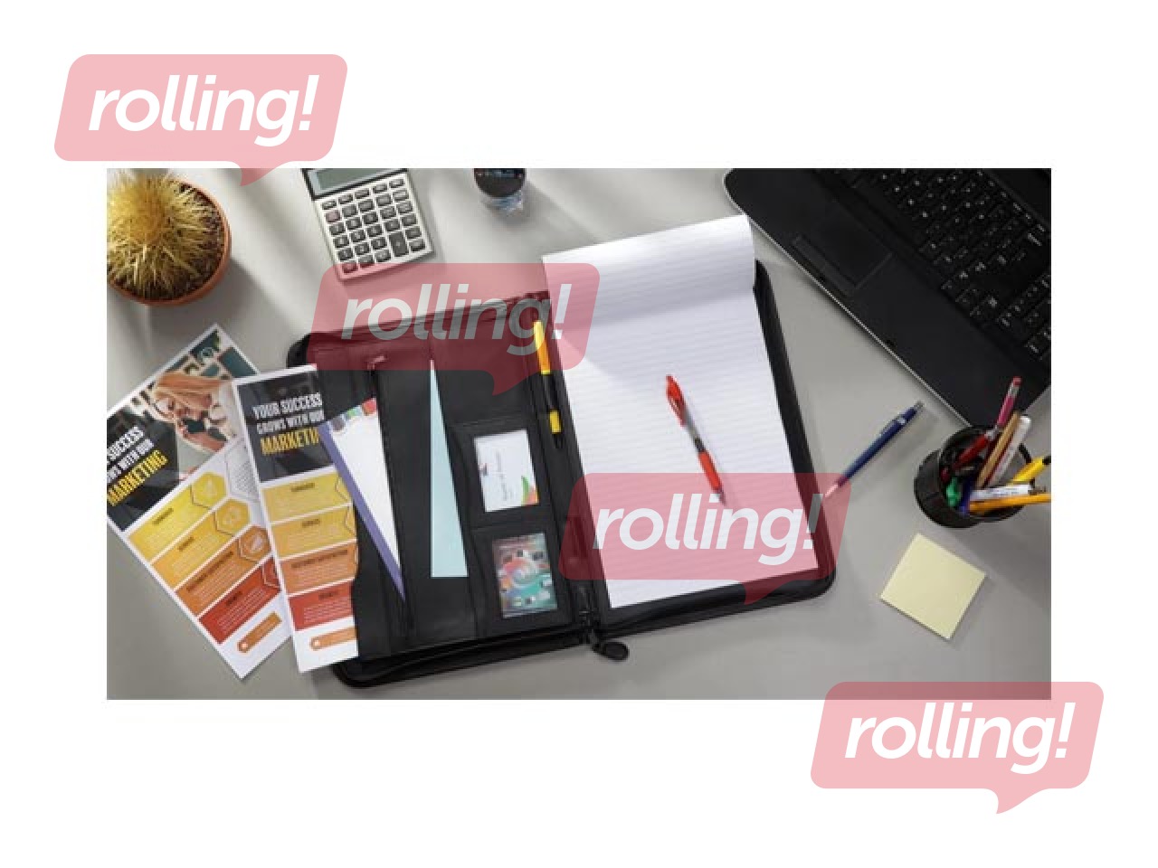 Lukuga mapp Rillstab Excellent De Luxe, A4, must