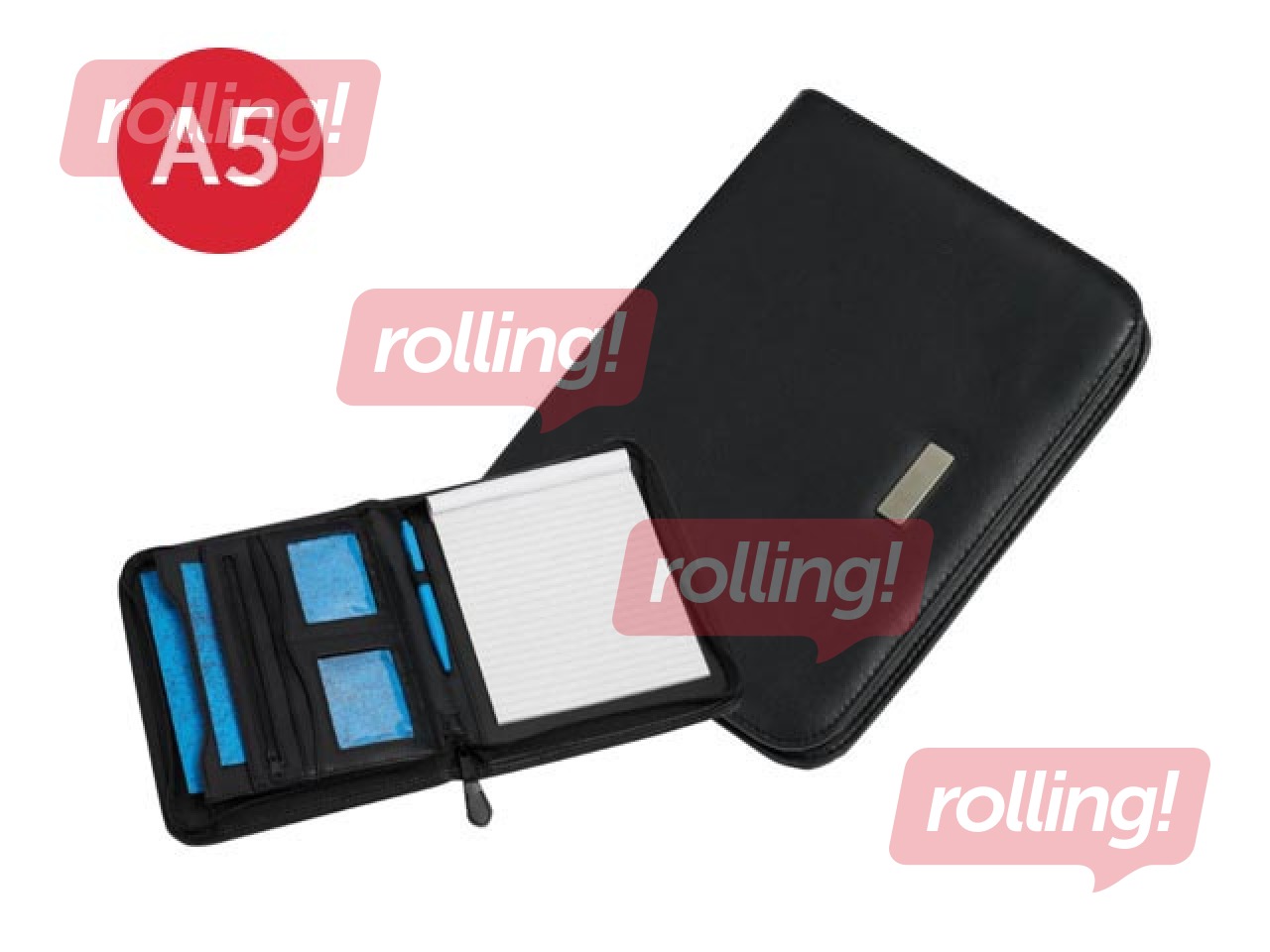 Lukuga mapp Rillstab Excellent de Luxe, A5, must