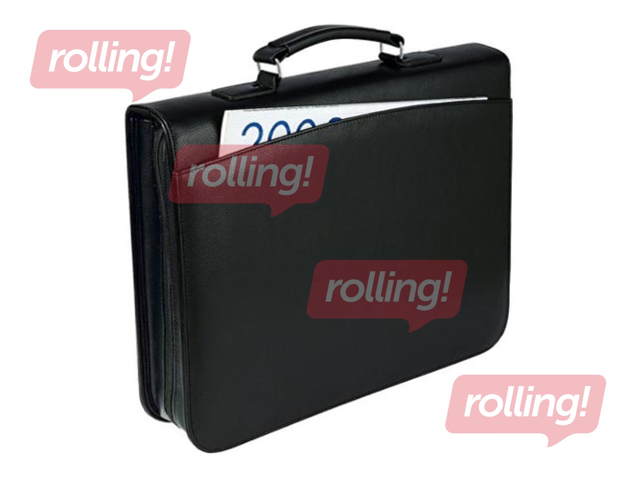 Папка с ручкой Wedo Orga, А4, черная