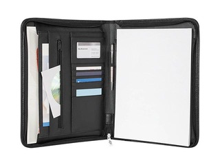 Папка на молнии Wedo Elegance, A4, черная