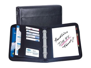 Folder with zip Wedo, A5, black