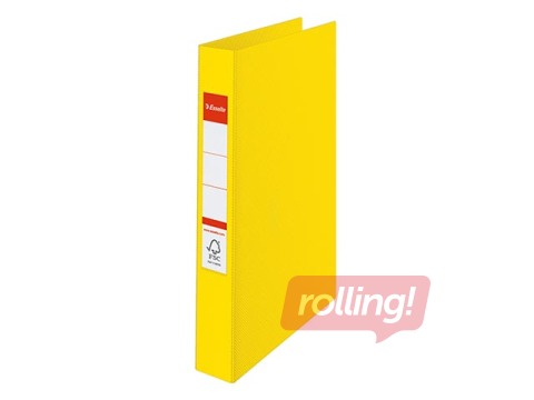 Ring Binder Esselte, A4, 2 rings, yellow, 25mm