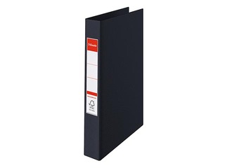 Папка на 2-х кольцах Esselte, A4, чёрная, 25мм