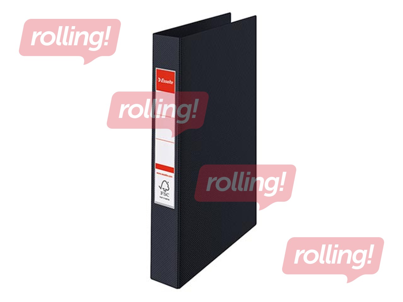 Ring Binder Esselte, 2R, A4, black, 25mm