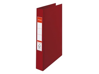 Ring Binder Esselte, A4, 2 rings, bordo, 25mm