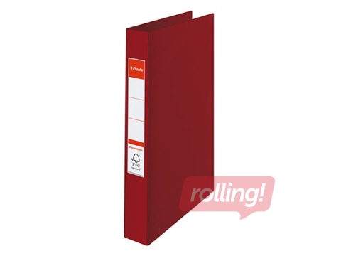 Rõngaskaaned Esselte, A4, 2 rõngast, bordo, 25mm