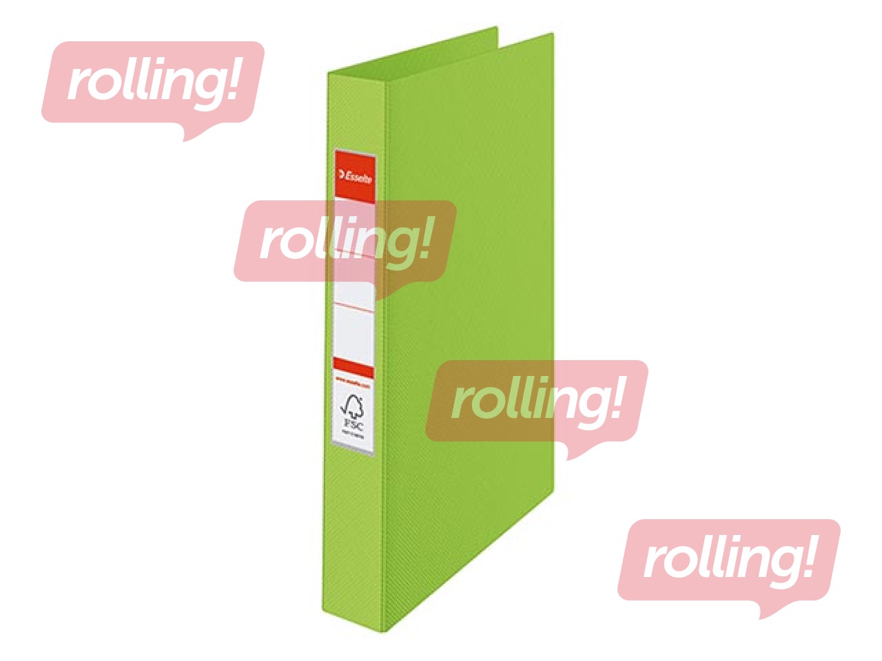 Folder with 4 rings Esselte A4, green, 25mm