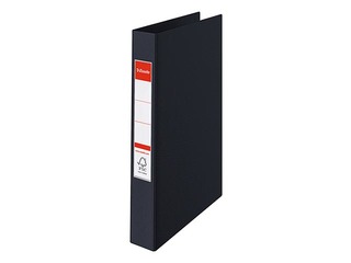 Folder with 4 rings Esselte A4, black, 25mm