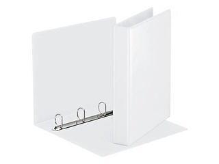 Kaaned 4 rõngaga Panorama, A4, valge, esikaane taskuga, 30mm