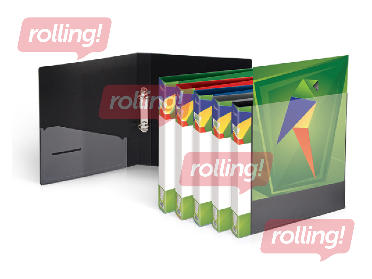 Rõngaskaaned Forpus, A4, 2 rõngst, 20 mm, sinine