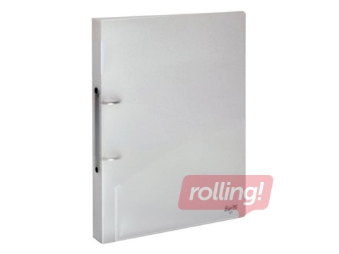 Bantex ring binder 2 rings, clear, A4