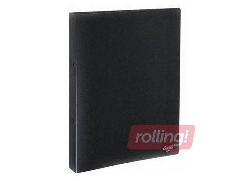 Bantex ring binder 2 rings, black, A4