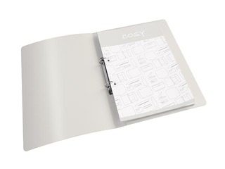 Folder with 2 rings Leitz Cozy, A4, yellow, 25mm
