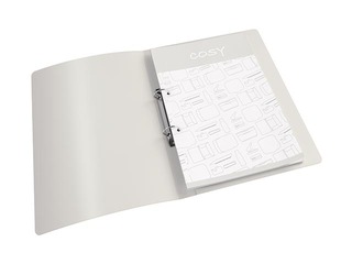 Folder with 2 rings Leitz Cozy, A4, blue, 25mm