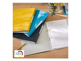 Folder with 2 rings Leitz Cozy, A4, blue, 25mm