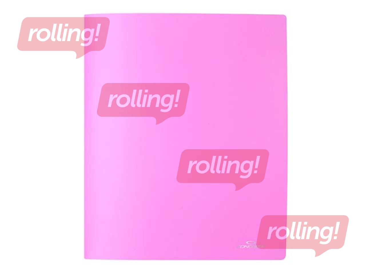 Ring binder Concorde, A4, 4 rings, pastel pink, 36mm