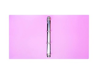 Ring binder Concorde, A4, 4 rings, pastel pink, 36mm