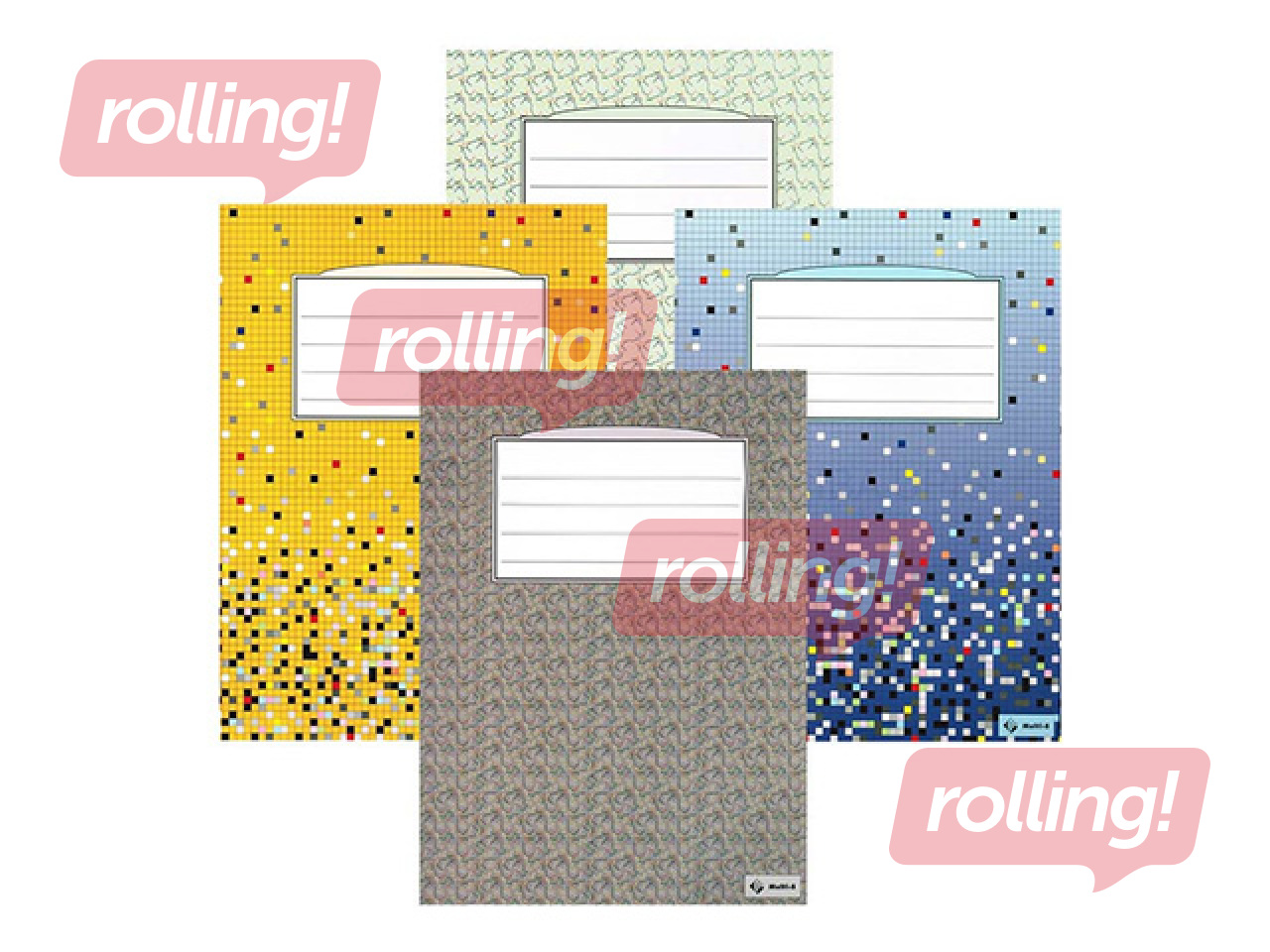 Folder with clip Multi-S, cardboard, grey, A4