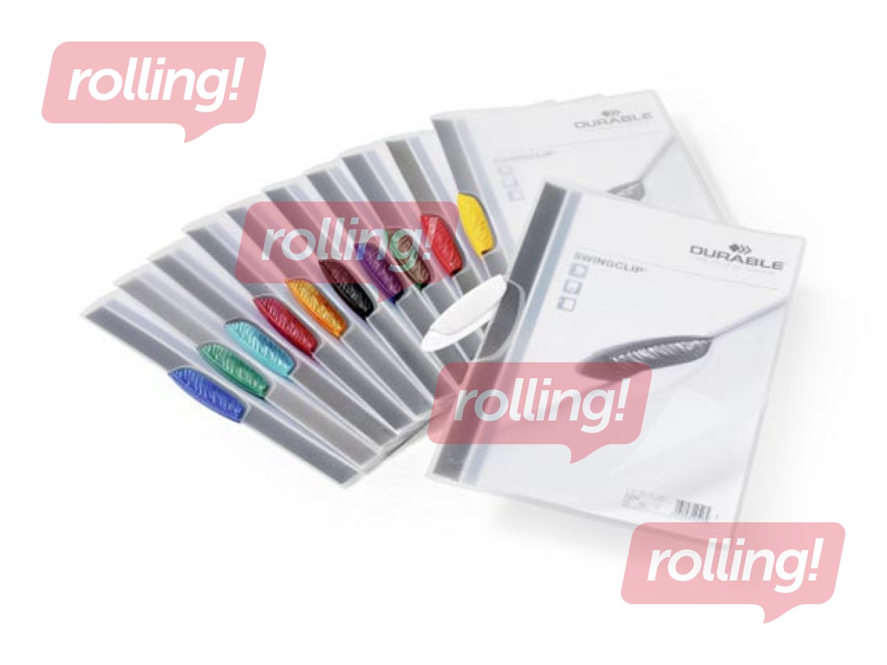 Clip file Durable Swingclip, A4, white clip