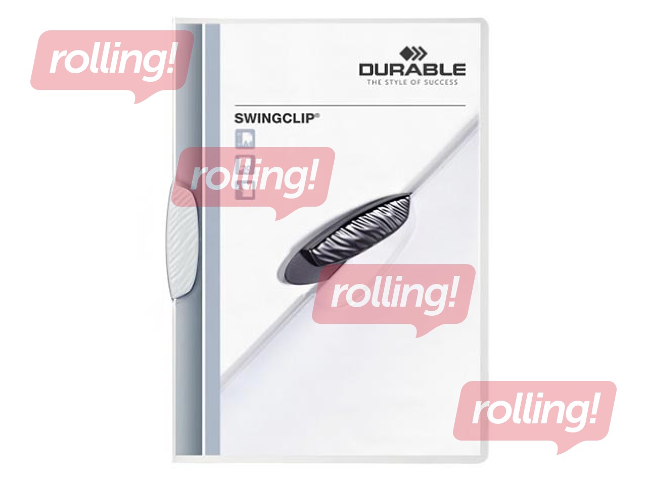 Папка с белым клипом Durable Swingclip, A4