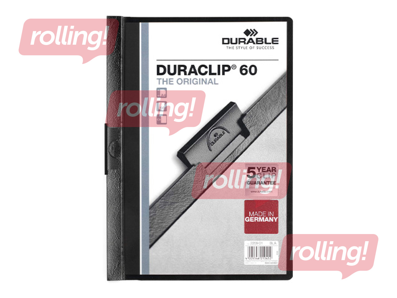 Folder Durable Duraclip 60, A4, black