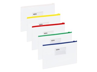 Folder with closure Grand, A5, transparent