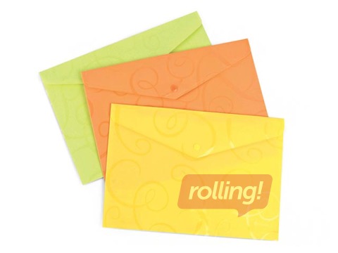 Folder-envelope Forpus, A4, orange