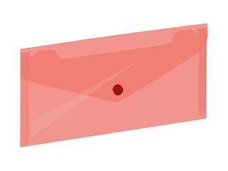 Folder - envelope Grand, DL, red