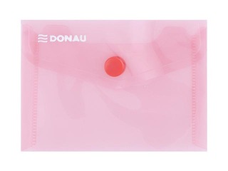 Folder - Envelope Donau, A7, transparent, red