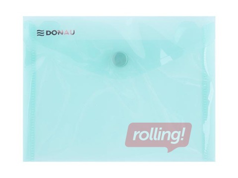 Folder - Envelope Donau, A6, transparent, green