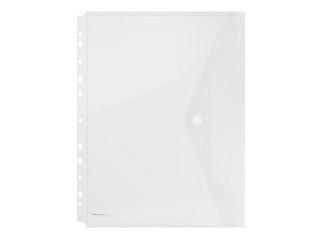Folder - Envelope with perforation Donau, A4, transparent