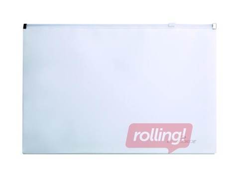 Folder with zipper Concorde,  A4, white