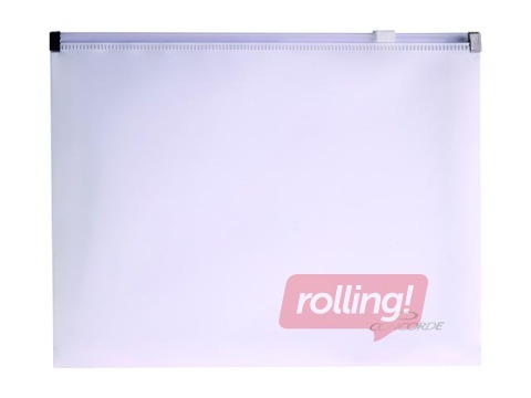 Folder with zipper Concorde,  A5, white