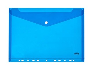 Folder - envelope with perforation Centrum,  A4, blue