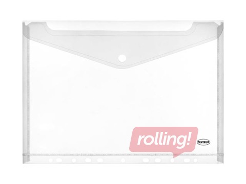 Папка конверт с перфорацией Centrum, A4, белая