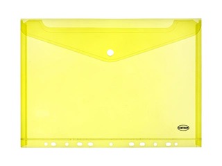 Folder - envelope with perforation Centrum,  A4, yellow