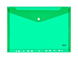 Folder - envelope with perforation Centrum,  A4, green