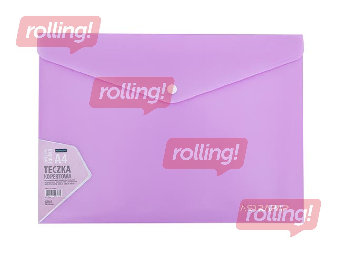 Folder-envelope Astra, pastel colors, A4