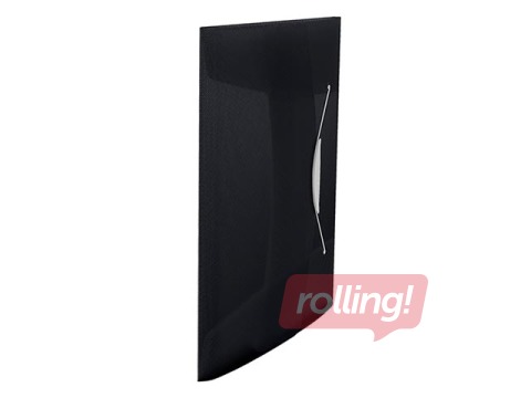 3-Flap Folder Esselte Vivida, A4, 150 sheets, translucent, black