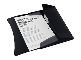 3-Flap Folder Esselte Vivida, A4, 150 sheets, translucent, black