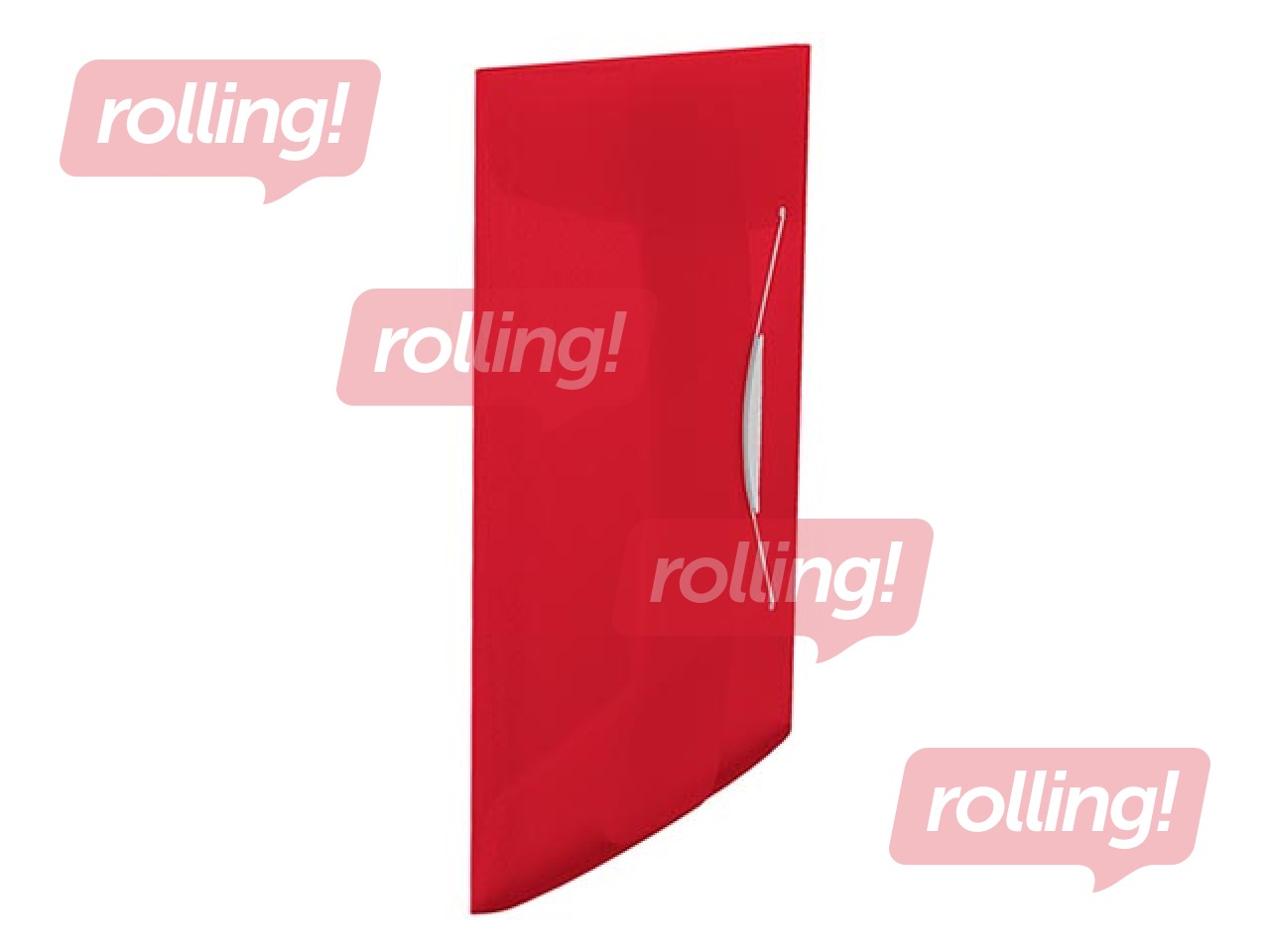 3-Flap Folder Esselte Vivida, A4, 150 sheets, translucent, red