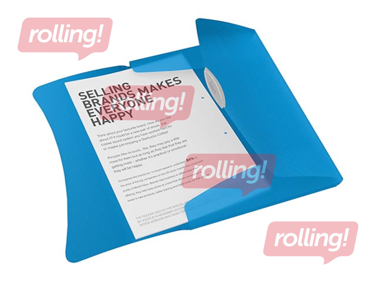 Kummiga mapp Esselte VIVIDA PP A4,sinine