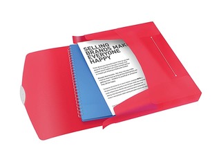 Dokumendimapp Esselte VIVIDA, 40mm, plast, punane